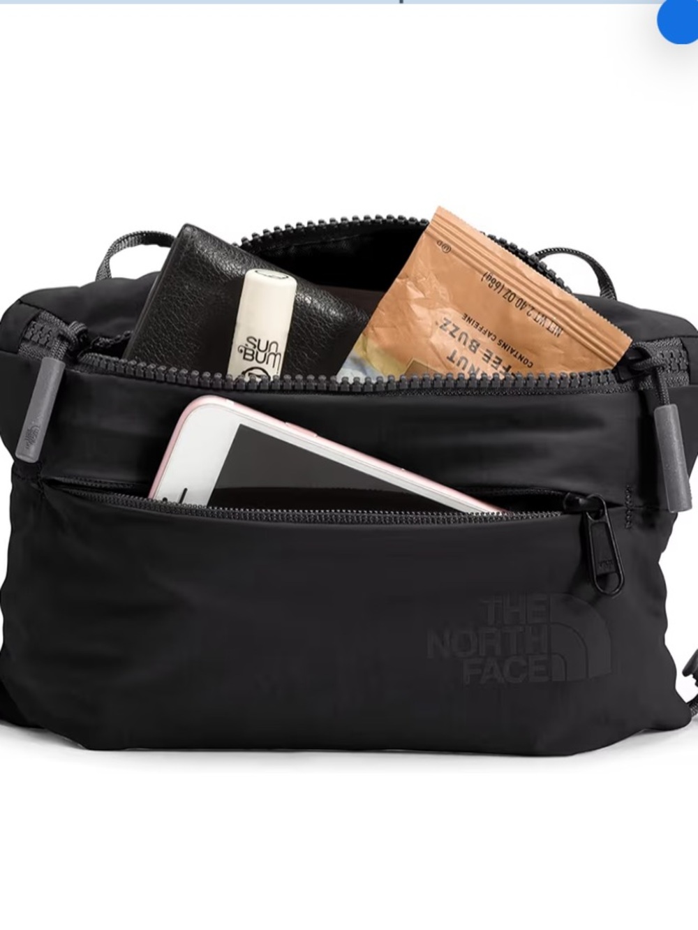 The North Face Black Lumbar Belt Bag